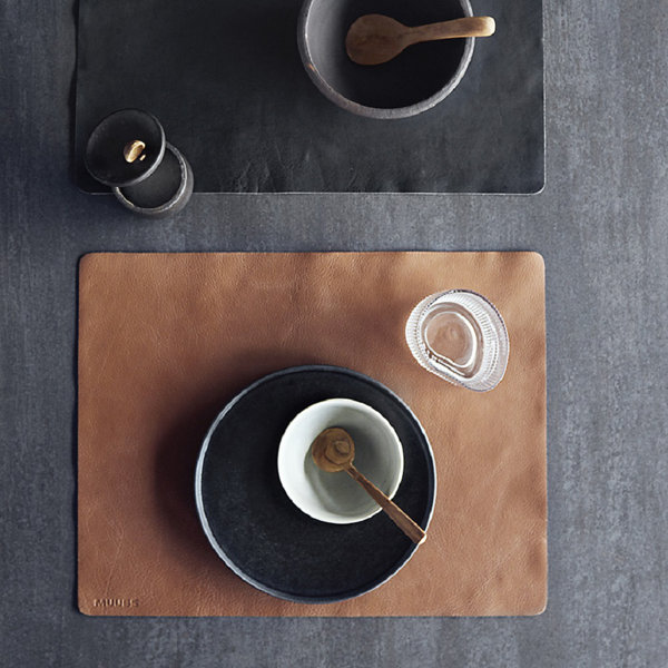 AllModern Tribune Leather/Faux Leather Rectangle Placemat Wayfair